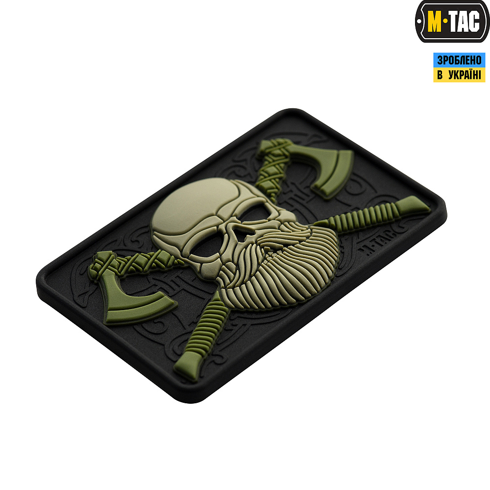 M-Tac нашивка Bearded Skull 3D PVC - Зображення 2