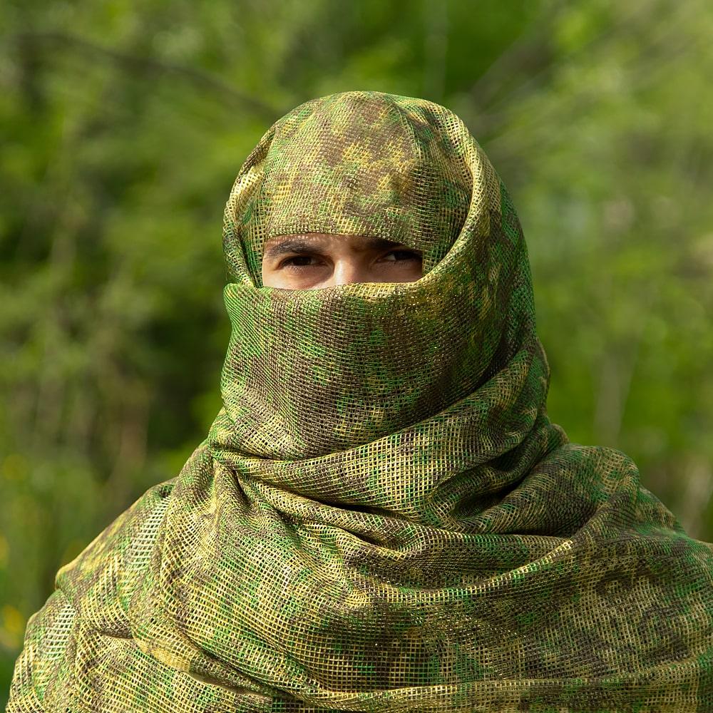 Camotec маскувальний шарф-сітка SFVS 2.0 Pencott Green