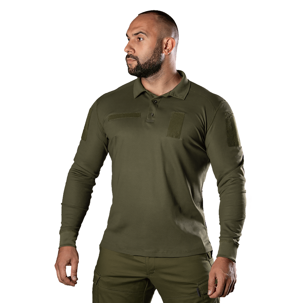 Camotec поло Army ID Long CoolPass Pique LT